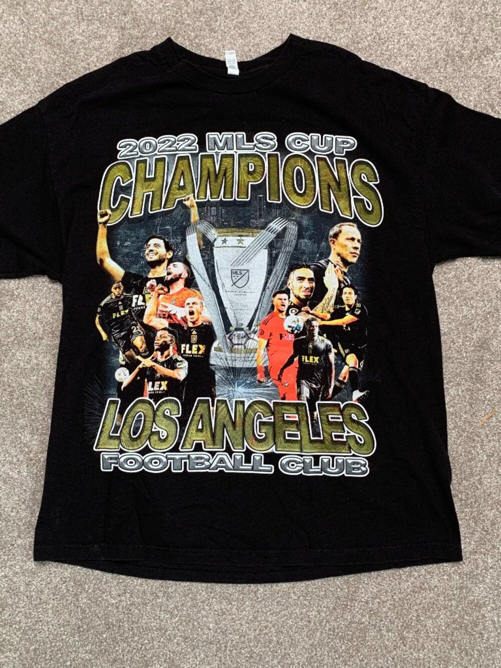 2022 Los Angeles Football Club MLS T Shirt LA Soccer California Sports-XL